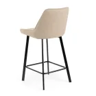 2 Stuestole lavet med stofsæde og metalben - Negroni Viadurini