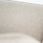 2 Stuestole lavet med stofsæde og metalben - Negroni Viadurini