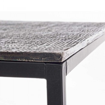2 Homemotion kaffeborde i aluminium og malet stål - Sereno