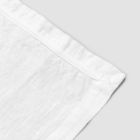 2 dækkeservietter i rent hvidt hør med stel eller blonder lavet i Italien - Davincino Viadurini