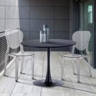 4 udendørs og indendørs stole i transparent polycarbonat - Spinosa Viadurini