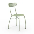 4 Metal Havestole i Forskellige Farver Made in Italy - Hæk Viadurini