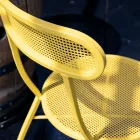 4 Metal Havestole i Forskellige Farver Made in Italy - Hæk Viadurini