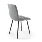 4 stuestole med stofsæder i forskellige farver - Nuværende Viadurini