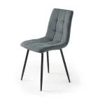 4 stuestole med stofsæder i forskellige farver - Nuværende Viadurini