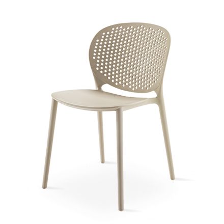 4 moderne farvede design stabelbare stole i polypropylen - Pocahontas Viadurini