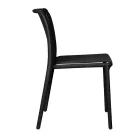 4 stabelbare havestole i polypropylen og glasfiber - Orelia Viadurini