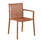 4 stabelbare havestole i UV-bestandig polypropylen - Ondara Viadurini