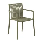 4 stabelbare havestole i UV-bestandig polypropylen - Ondara Viadurini