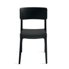 4 stabelbare polypropylen stuestole i forskellige farver - Slancio Viadurini