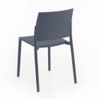 4 stabelbare stole lavet udelukkende af polypropylen i forskellige farver - Mojito Viadurini