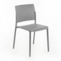4 stabelbare stole lavet udelukkende af polypropylen i forskellige farver - Mojito