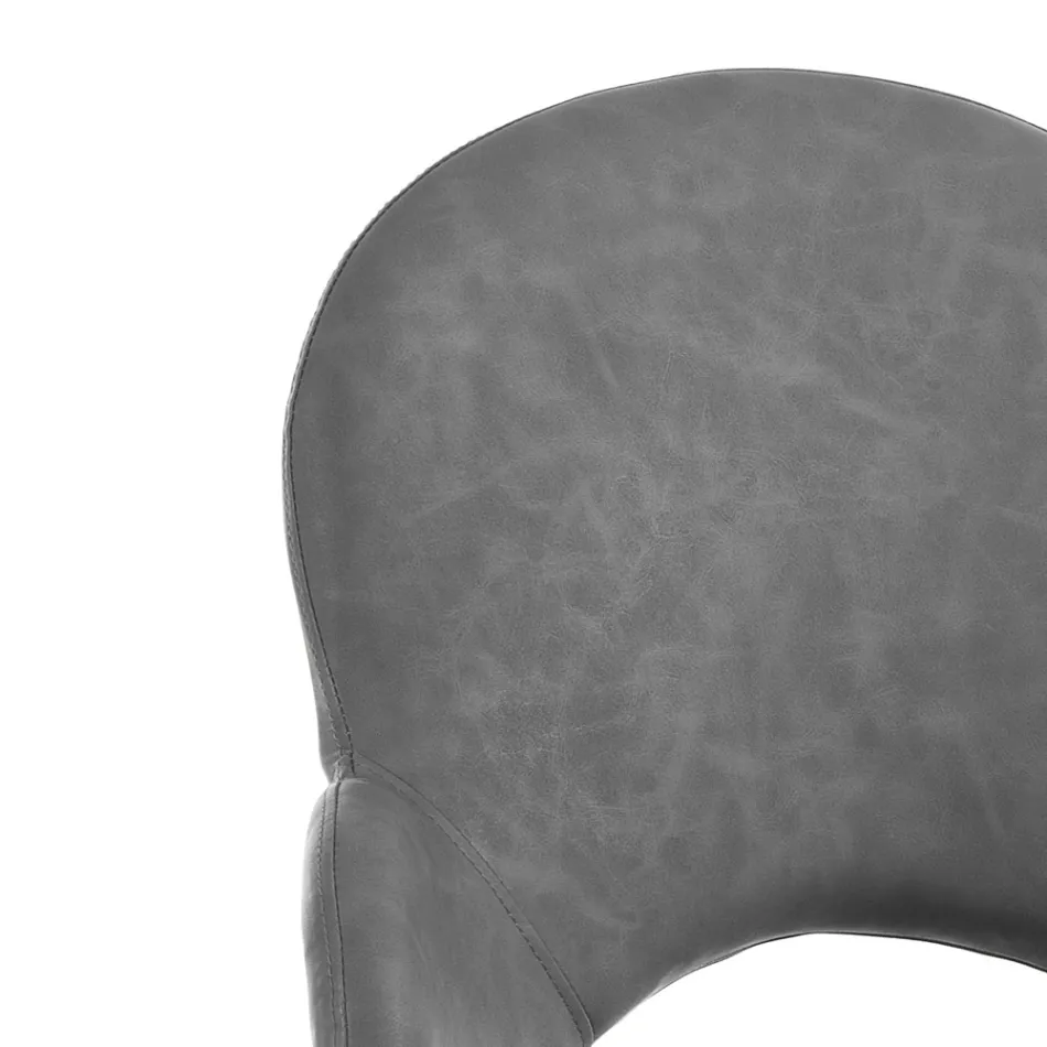 4 syntetiske læderstole i forskellige finish - Amaranth Viadurini