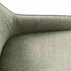 4 stole til stuen Lavet af stof i forskellige farver og træ - vanilje Viadurini