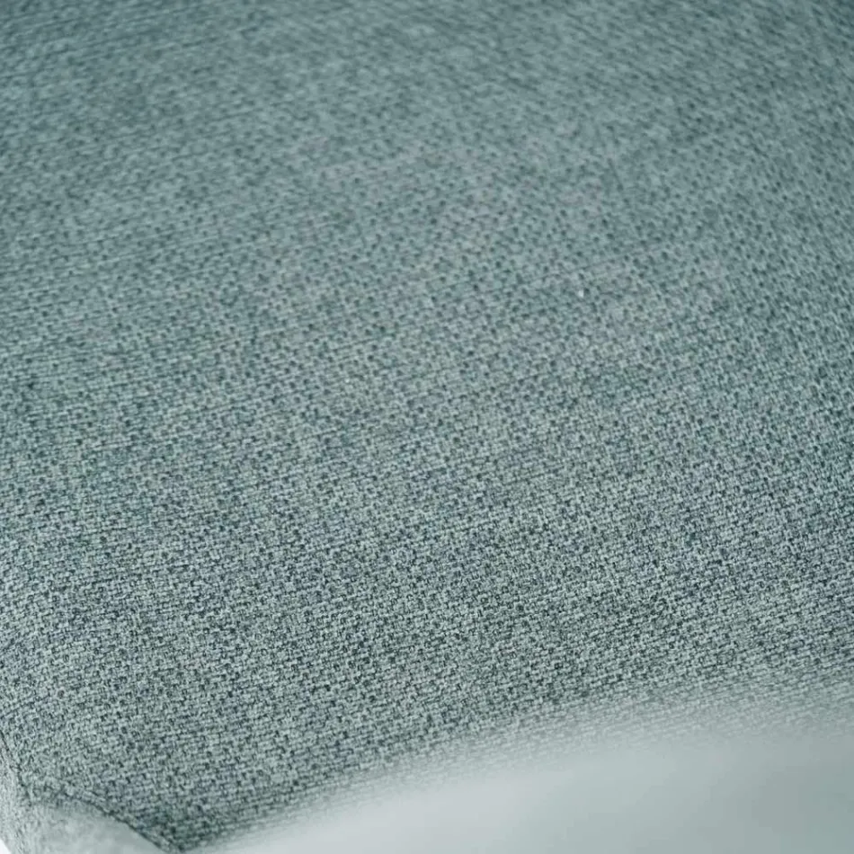 4 Stuestole Fremstillet af Stof af Forskellige Farver og Metal - Tuberose Viadurini