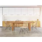 4 spisestuestole i stål og væv af Kubu Homemotion - Kendall Viadurini