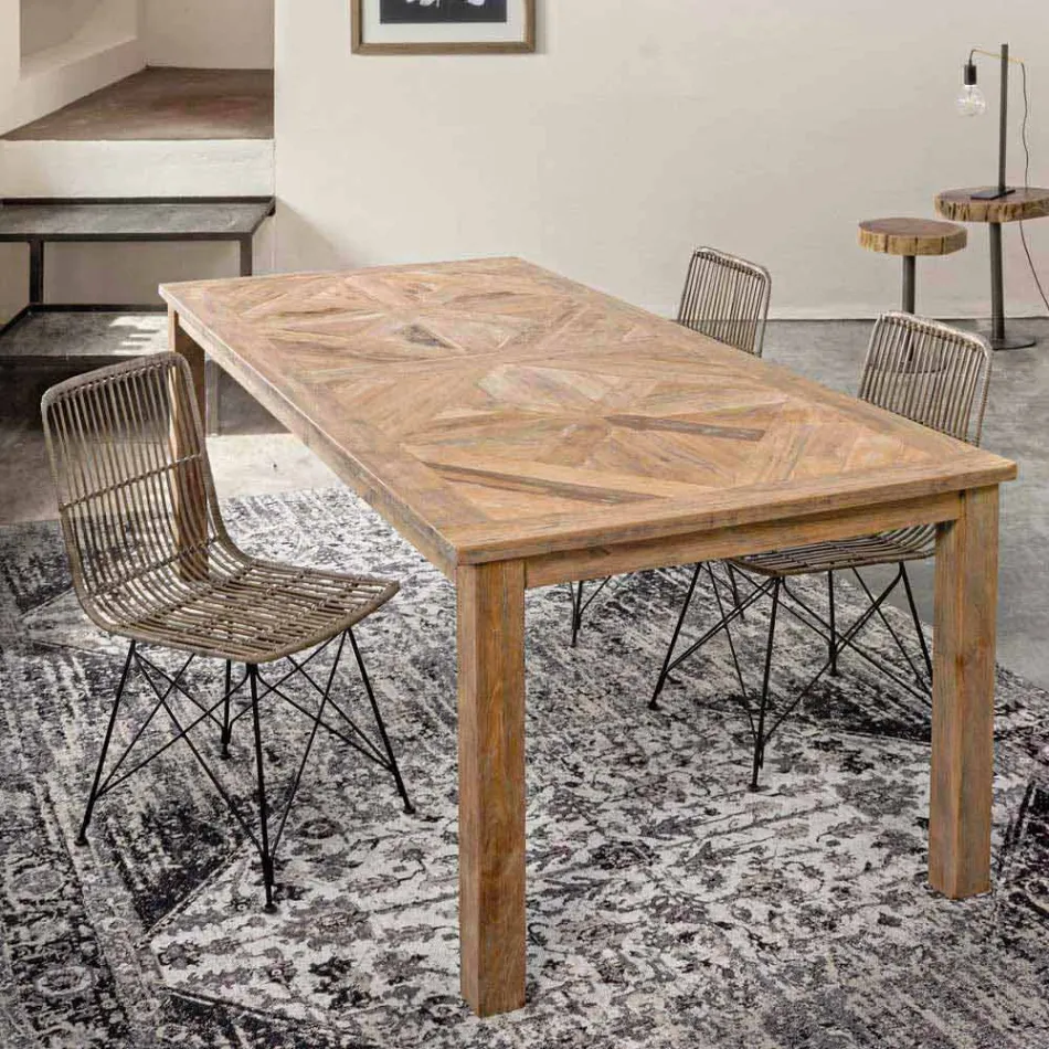 4 spisestuestole i stål og væv af Kubu Homemotion - Kendall Viadurini