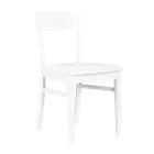 4 stole lavet med imiteret læder sæde, struktur og ben i lakeret træ - Taikiri Viadurini