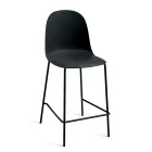 4 Stuestole i polypropylen og metalstel - Dinamo Viadurini