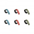 6 design servietringe i forskellige farver lavet i Italien - potte