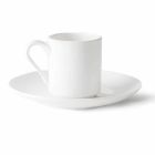 6 porcelænskaffe kopper med kaffekande og sukker skål - Romilda Viadurini