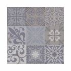 6 elegante placemats i Pvc og polyester med sort eller gråt mønster - Pita Viadurini