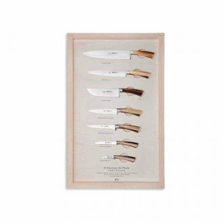 7 Berti vægknive i rustfrit stål eksklusivt til Viadurini - Modigliani Viadurini