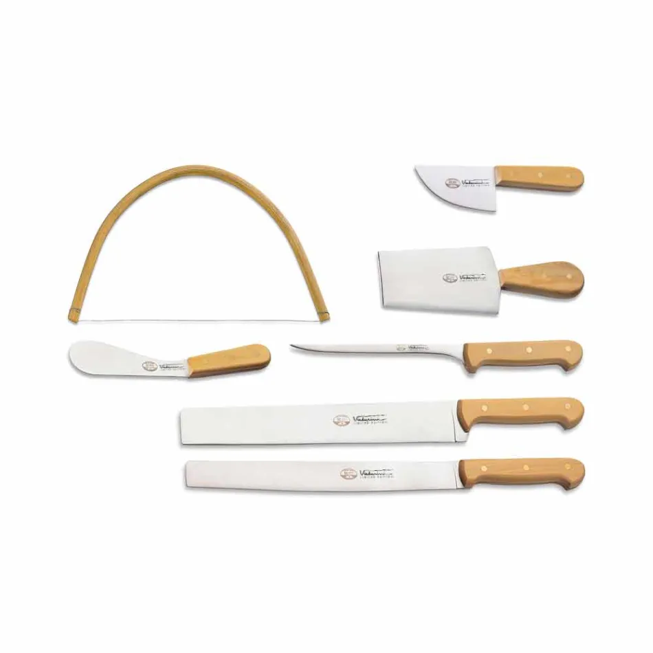 7 Berti italienske rustfrit stålknive eksklusivt til Viadurini - Alessano Viadurini