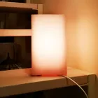 Cylindrisk lampeskærm i duftvoks med ridset effekt Fremstillet i Italien - Donata Viadurini