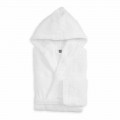 Luksusfarvet badekåbe med hætte i Terry bomuld - Vuitton