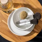 Badeværelsestilbehør i hvidt ildfast ler lavet i Italien - Antonella Viadurini