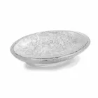 Badeværelsetilbehør i harpiks overtrukket i sølvblad - argentinsk Viadurini