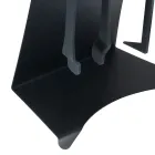 Pejsetilbehør i malet stål Fremstillet i Italien 3 stykker - Virgil Viadurini