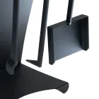 Pejsetilbehør i malet stål Fremstillet i Italien 3 stykker - Virgil Viadurini