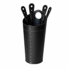 Pejs tilbehør med Nilar læderholdere, moderne design Viadurini