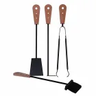 Pejs tilbehør med Nilar læderholdere, moderne design Viadurini