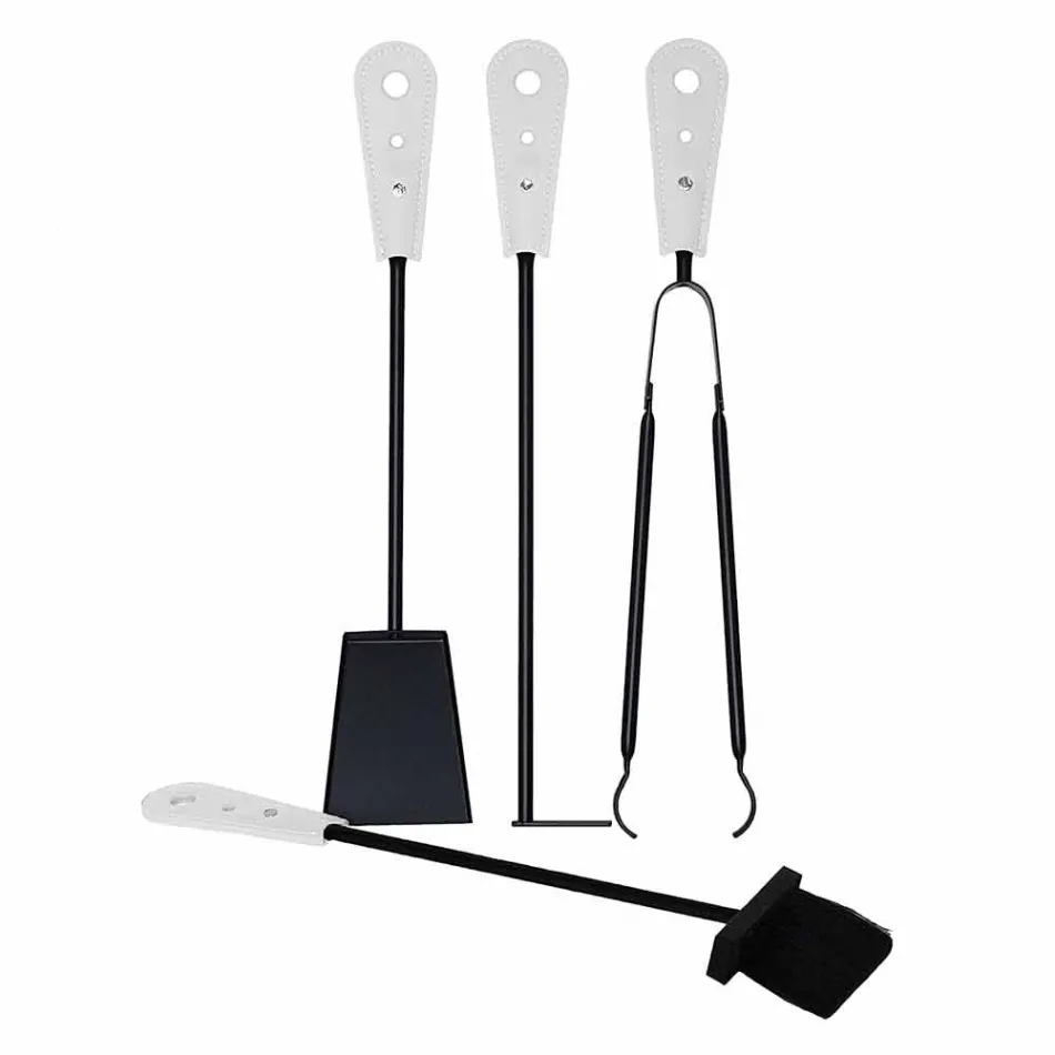 Pejs tilbehør med Nilar læderholdere, moderne design Viadurini