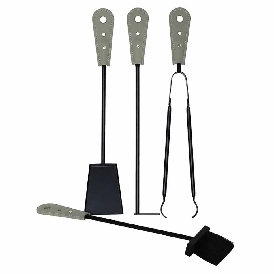 Pejs tilbehør med Nilar læderholdere, moderne design Viadurini