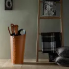 Pejs tilbehør med Nilar læderholdere, moderne design Viadurini