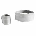 4 dele regenereret tilbehør til læderbord lavet i Italien - Ebe Viadurini