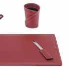 Tilbehør 4 stk regenereret læderbord lavet i Italien - Ascanio Viadurini