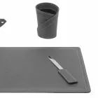 Tilbehør 4 stk regenereret læderbord lavet i Italien - Ascanio Viadurini