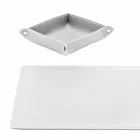 Tilbehør 4 stk regenereret læderbord lavet i Italien - Ascanio Viadurini