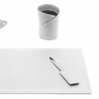 Tilbehør 4 stk regenereret læderbord lavet i Italien - Ascanio Viadurini