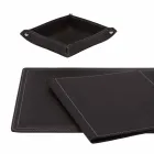 Tilbehør 5 stk regenereret læderbord lavet i Italien - Ascanio Viadurini