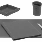 Tilbehør 5 stk regenereret læderbord lavet i Italien - Ascanio Viadurini