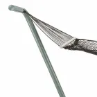 Hængekøje i stål og sort havedesign Lavet i Italien - Cumberland Viadurini