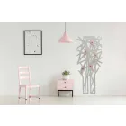 Vægfrakke i farvet træ med et moderne design - Alberuccell Viadurini