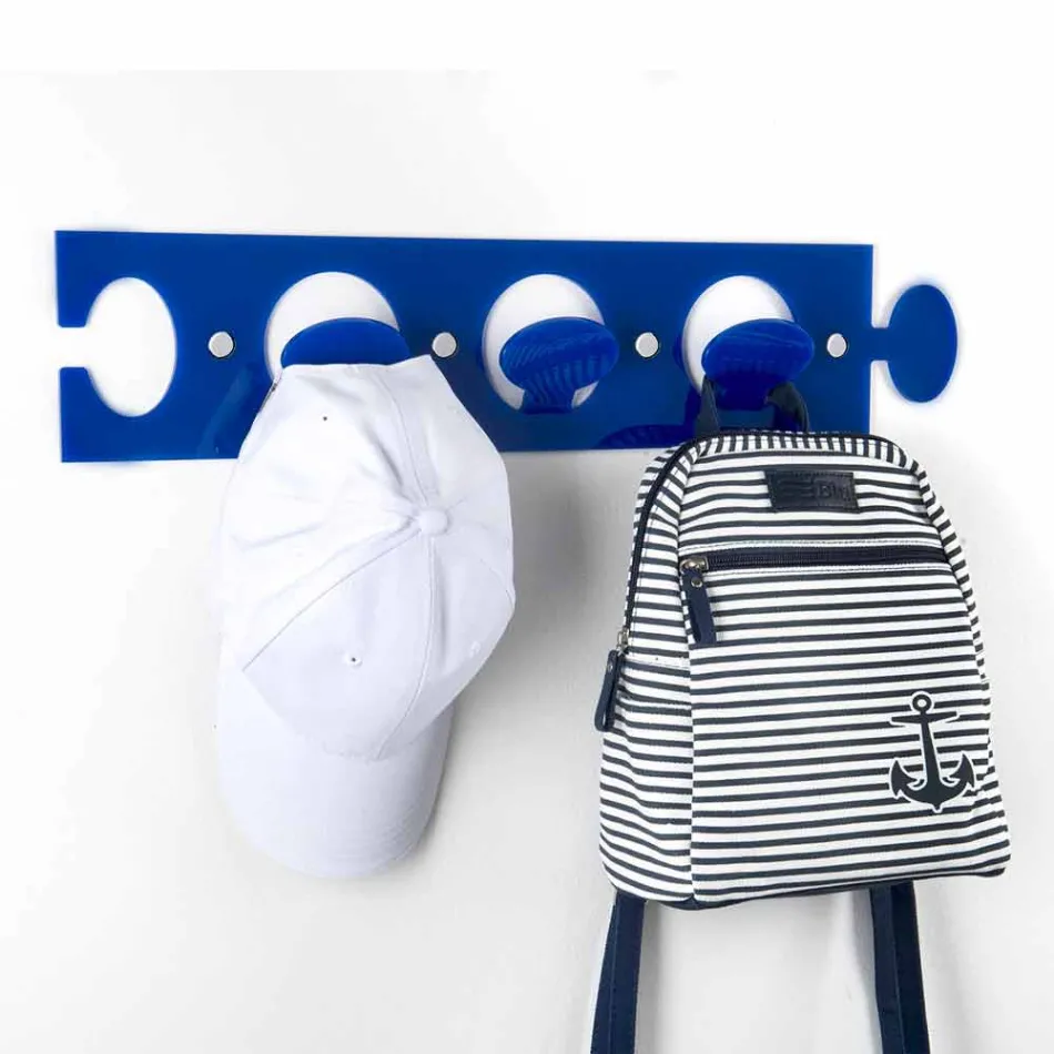 Design vægbeklædningsbøjle i tredobbelt farvet plexiglas 2 stykker - Fratack Viadurini