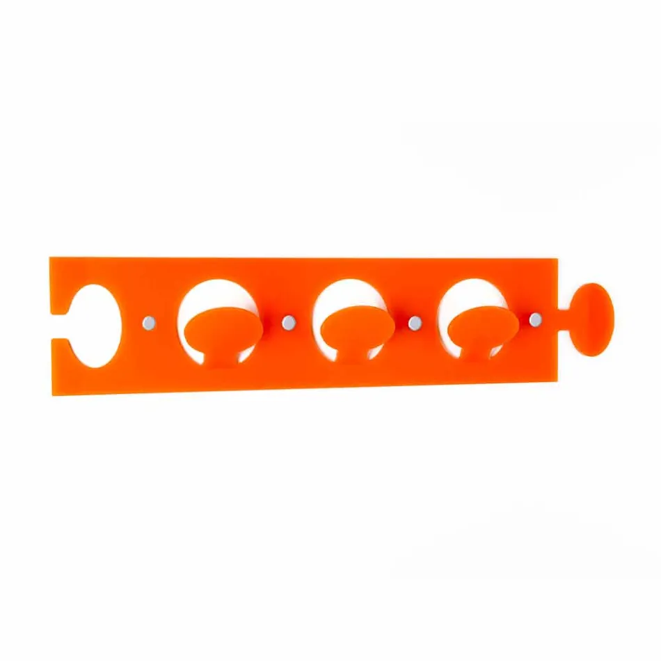 Design vægbeklædningsbøjle i tredobbelt farvet plexiglas 2 stykker - Fratack Viadurini